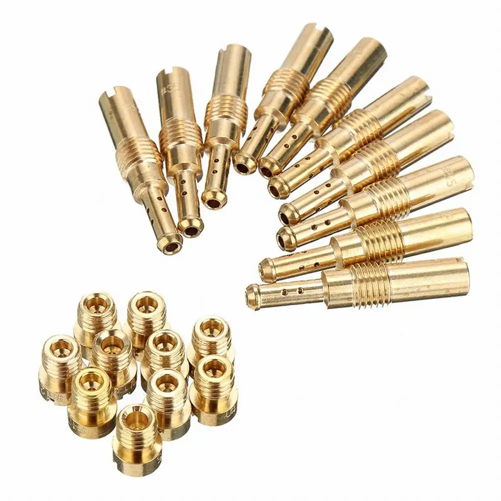 

20Pcs/Set Carburetor Main Jet For PWK-Keihin OKO CVK Style GY6 CVK Main Nozzle Kit For 150cc And 125cc GY6 Carburetor