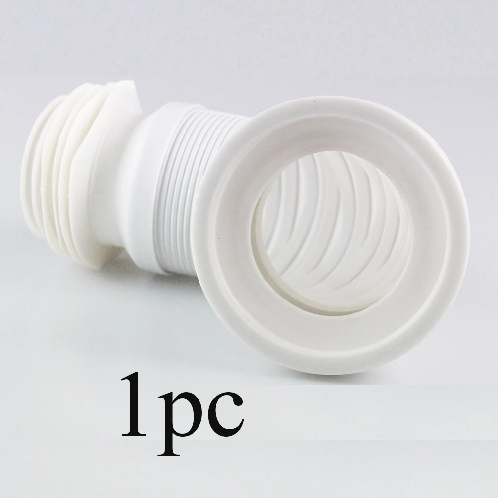 

Home Drain Pipe Flexible WC Sewer Universal Hose Tool Toilet Bowl Pan Connector Sewage Durable Plumbing Accessories Displacement