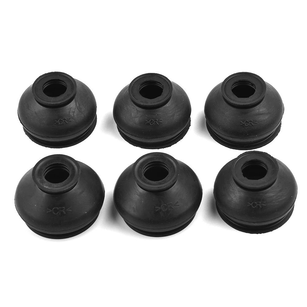 

6*Car Suspension Steering Ball Joint Rubber Dust Boot Cover Track Tie Turn Rods Ends Set Parts Accessories