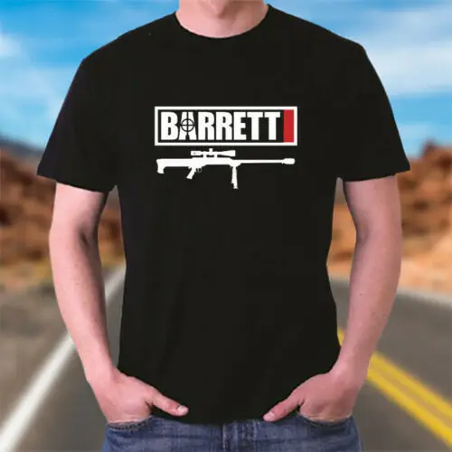 

2022 NEW BARRETT Ammunition Guns Logo T-Shirt