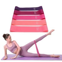 1pc tpe yoga elastic ring pink gradient tension band silica gel resistance rope latex portable indoor sports stretch belt