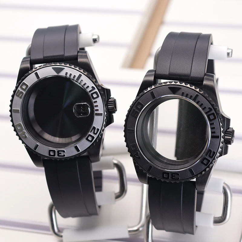 Черный водонепроницаемый чехол для часов дайвинга 10 бар ремешок Seiko NH35 NH36/38/34 Miyota