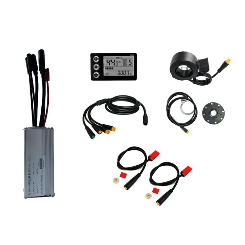 

36V 48V 750W E-Bike 25A Sine Wave Brushless Controller Accessories Parts With S866 Display E-Bike Light Display