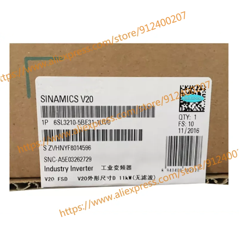 

Only Sell The Brand New Original 6SL3210-5BE31-1UV0 6SL3210 5BE31 1UV0