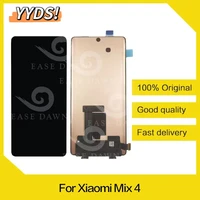 100 tested original 6 67 super amoled display for xiaomi mi mix 4 lcd touch screen digitizer assembly repair parts with frame