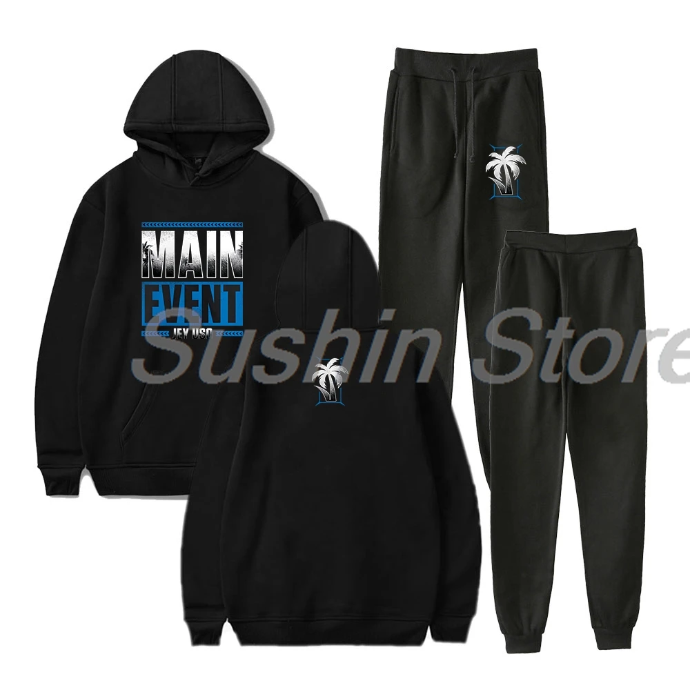 Jey Uso основное событие пуловер Толстовка джоггеры брюки комплект из двух частей