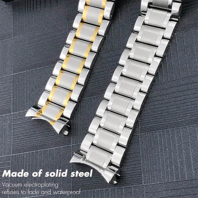 Высококачественный ремешок из нержавеющей стали 19 мм 20 21 для Longines L2 L2.628 673 518 793 755