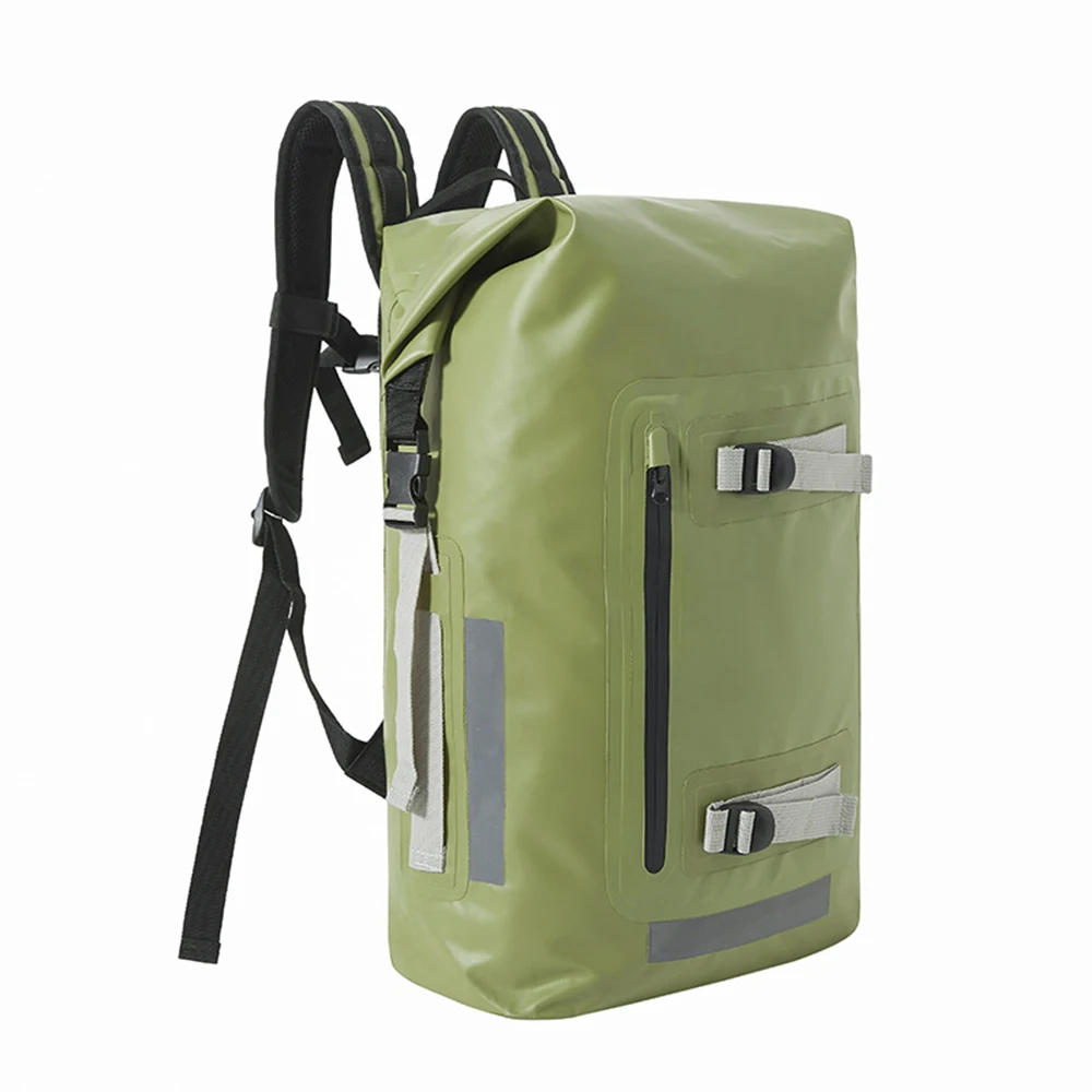 

Outdoor Sports Waterproof Bag 40L Large Capacity Backpack Swimming Diving Bag Rafting Fishing Travel Camping Waterproof Backpack