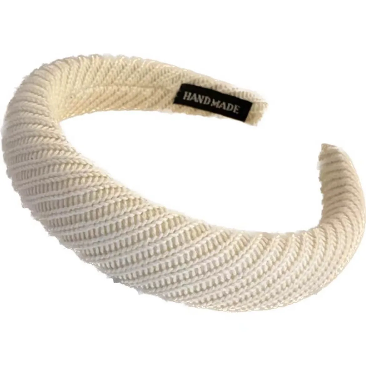 Ретро Черный Белый Коричневый Повязка Для Волос Осень И Зима Шерстяная Вязаная