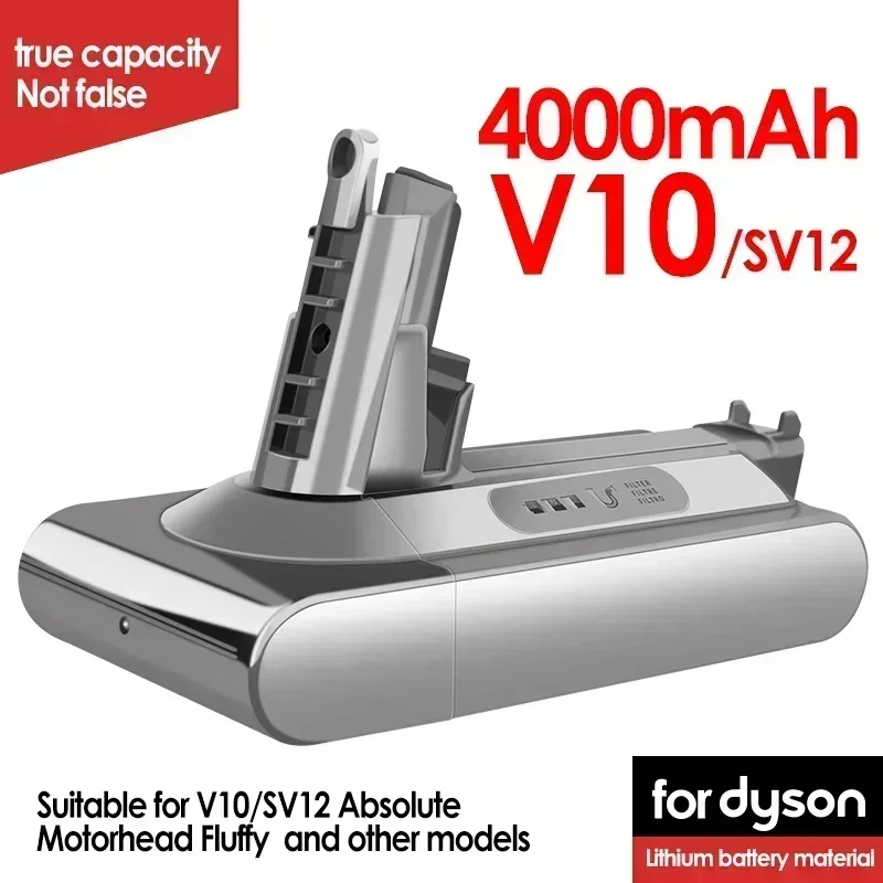 Dyson V8 V7 Аккумулятор для пылесоса SV10 5000 мАч 21 6 В Полный/пушистый/животный