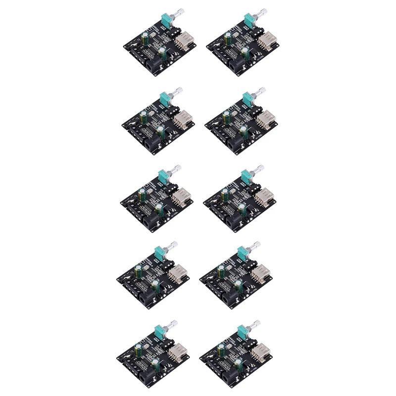 

10X YX-C50L Bluetooth 5,0, панель усилителя сабвуфера, Плата усилителя высокой мощности, Плата усилителя аудио стереозвука 2X50W, басовый усилитель