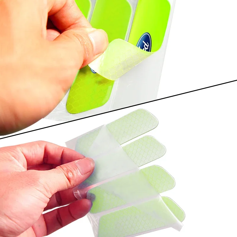 Автомобильные светоотражающие полосы предупреждающие наклейки значок Стайлинг