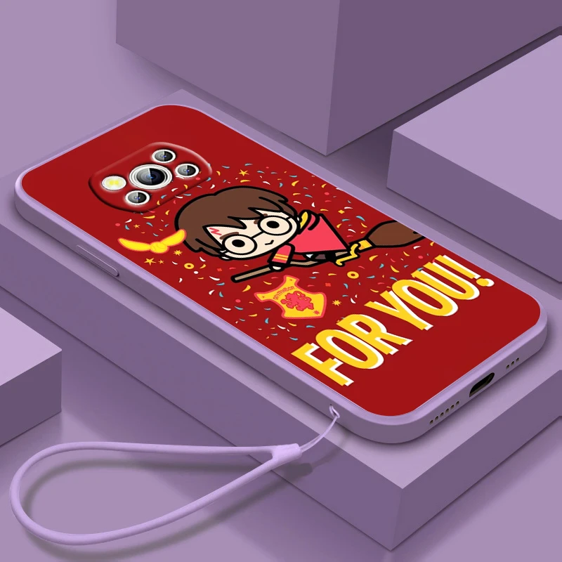 

Liquid Rope Cover Harries Ring Potters Cartoon Phone Case For Xiaomi Mi Poco M5s M5 X4 X3 M4 M3 F4 F3 GT Pro NFC 5G Soft Funda