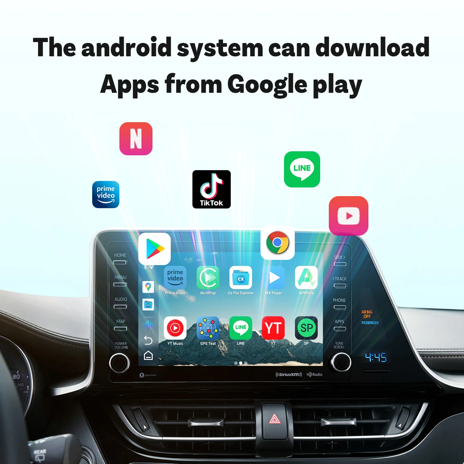 Фото OTTOCAST Express P3 SE CarPlay AI Box Беспроводная Android Auto QCM6125 Smart Video Box Автомобильные аксессуары для Benz Audi Kia VW Toyota №3