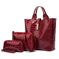 new casual women shoulder bag brand luxury tote vintage messenger bag stitching print women top handle leather bag designer