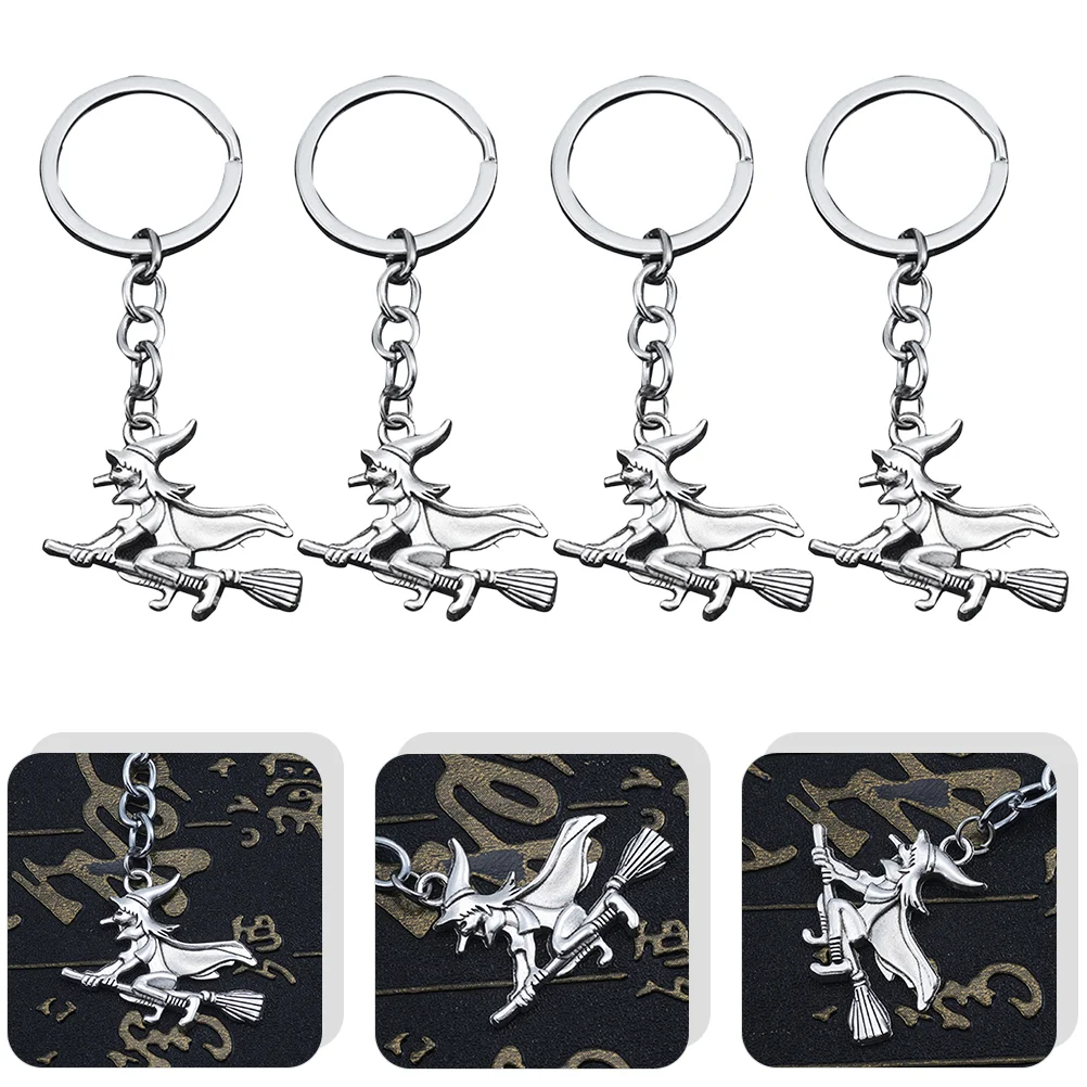 4 шт. брелок для верховой езды метлы подвески из сплава декор сумки подвесной
