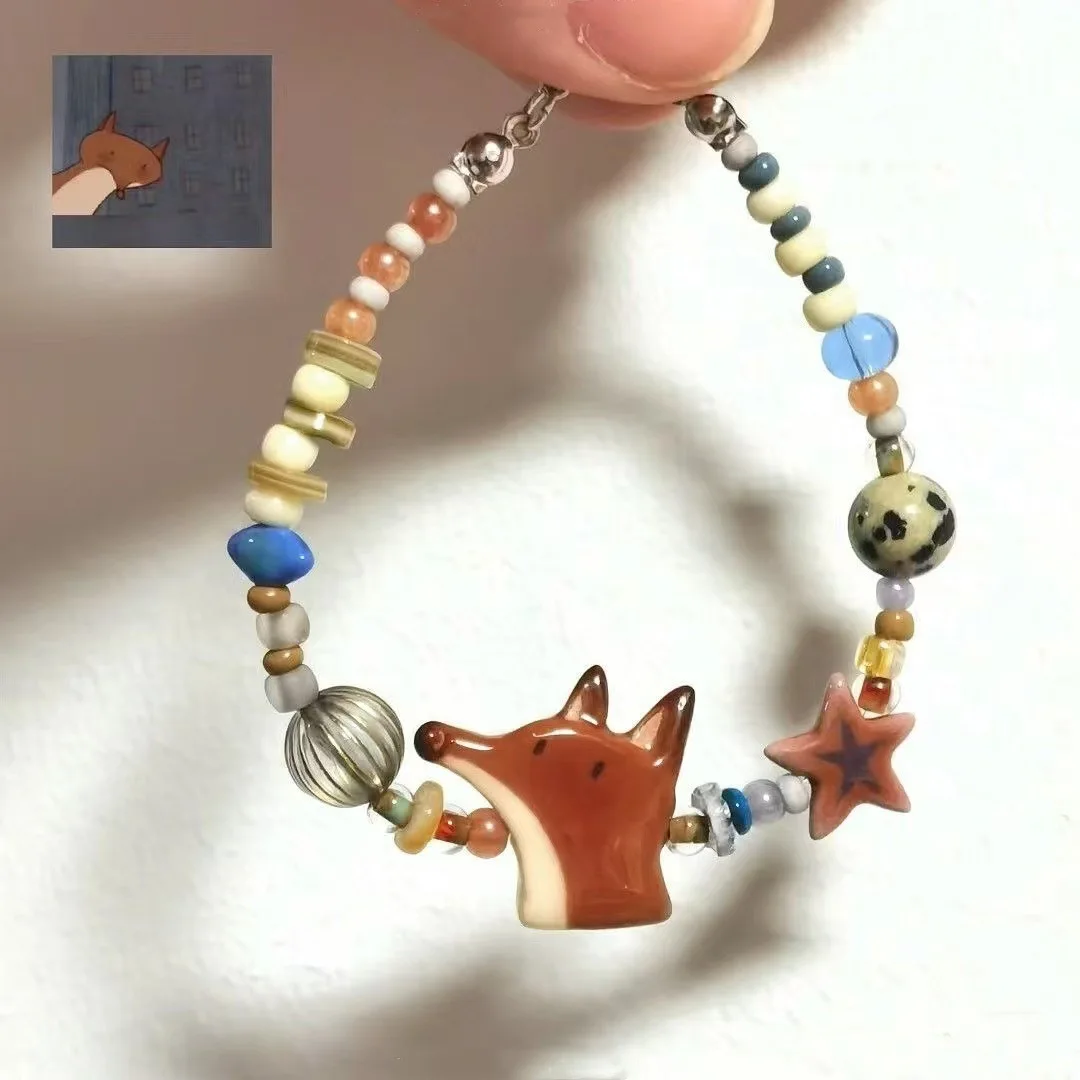 Браслет с креативным дизайном Fox Ins Sle сладкий браслет из бисера ювелирные изделия