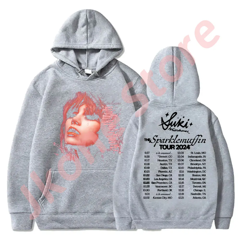 Винтажные толстовки Suki Waterhouse The Sparklemuffin Tour 2024 товары для косплея женская и мужская