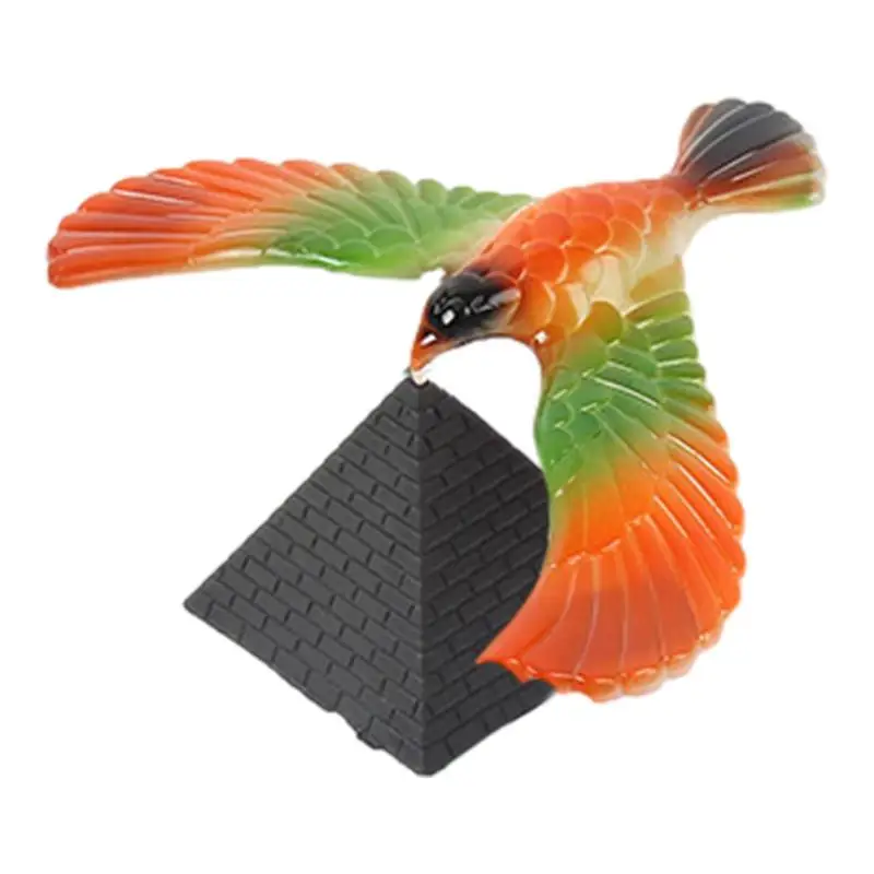 

Balance Bird 1pcs Gravity Bird With Pyramid Combination Set Children Physical Science Toy Novelty Decompression Gift For Kids