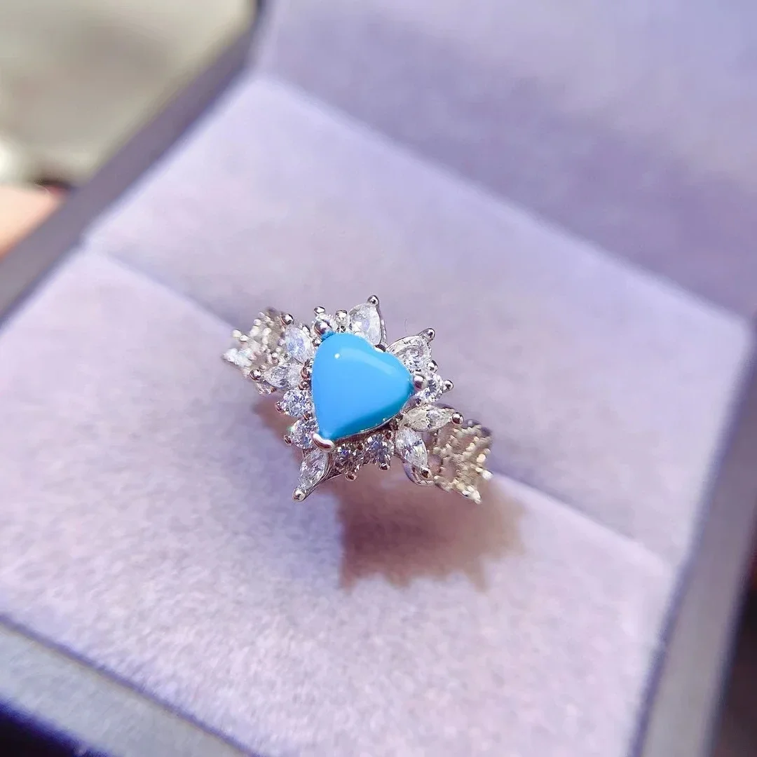 Украшения из серебра 925 пробы с драгоценными камнями 6 мм