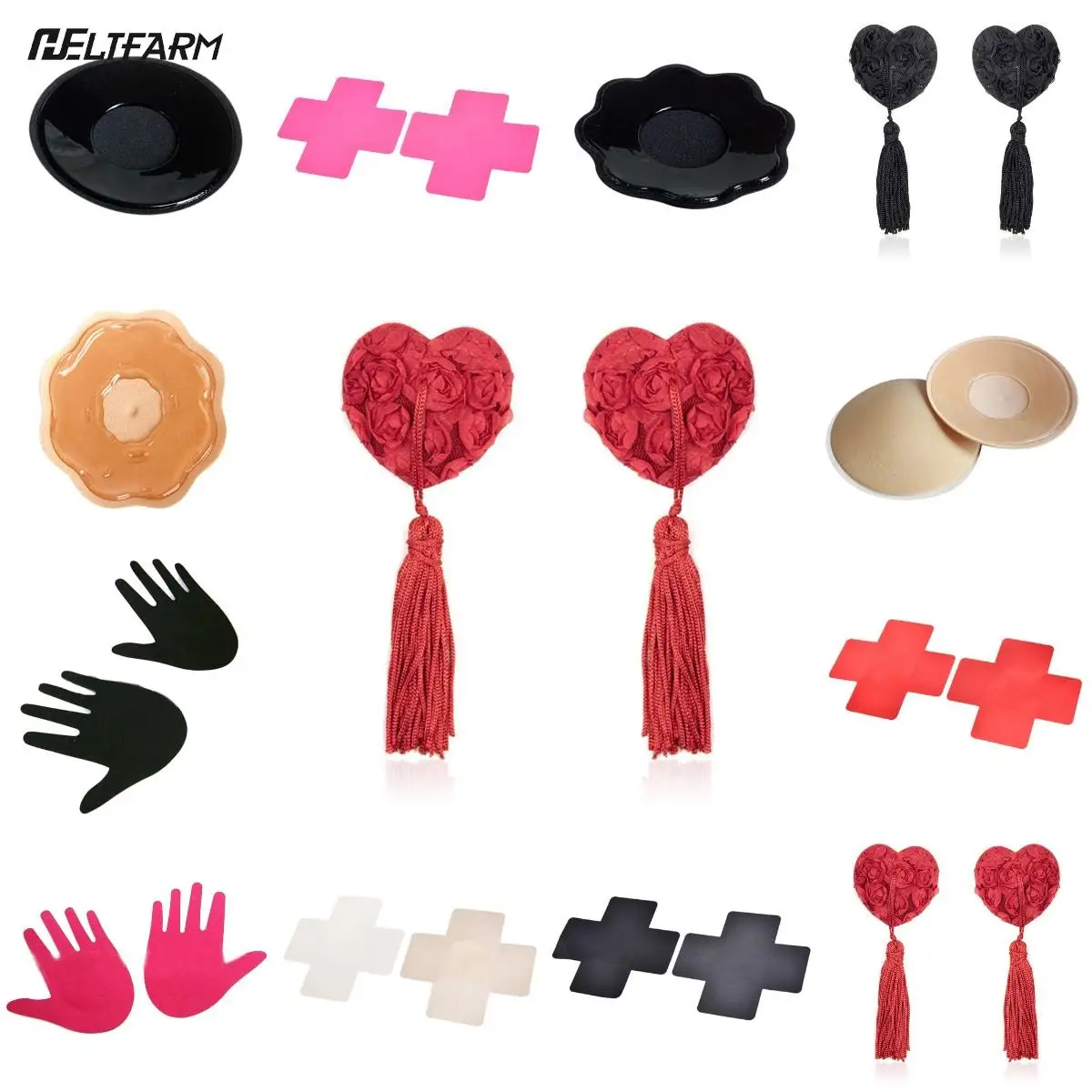 

Клейкая наклейка в виде лепестков для сосков, наклейка с перекрестной формой, сексуальные лепестки для груди