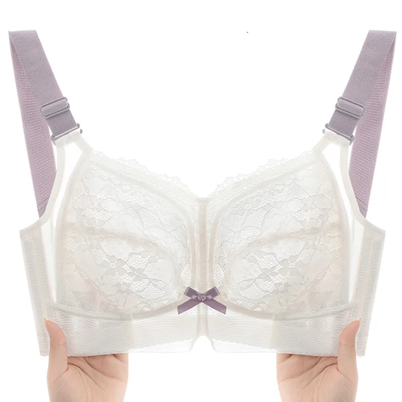

Daily Cotton Bra Lingerie Plus Big Size Underwear Push Up Bras for Women Wirefree Everyday Lace Minimizer Bras for Large Busts