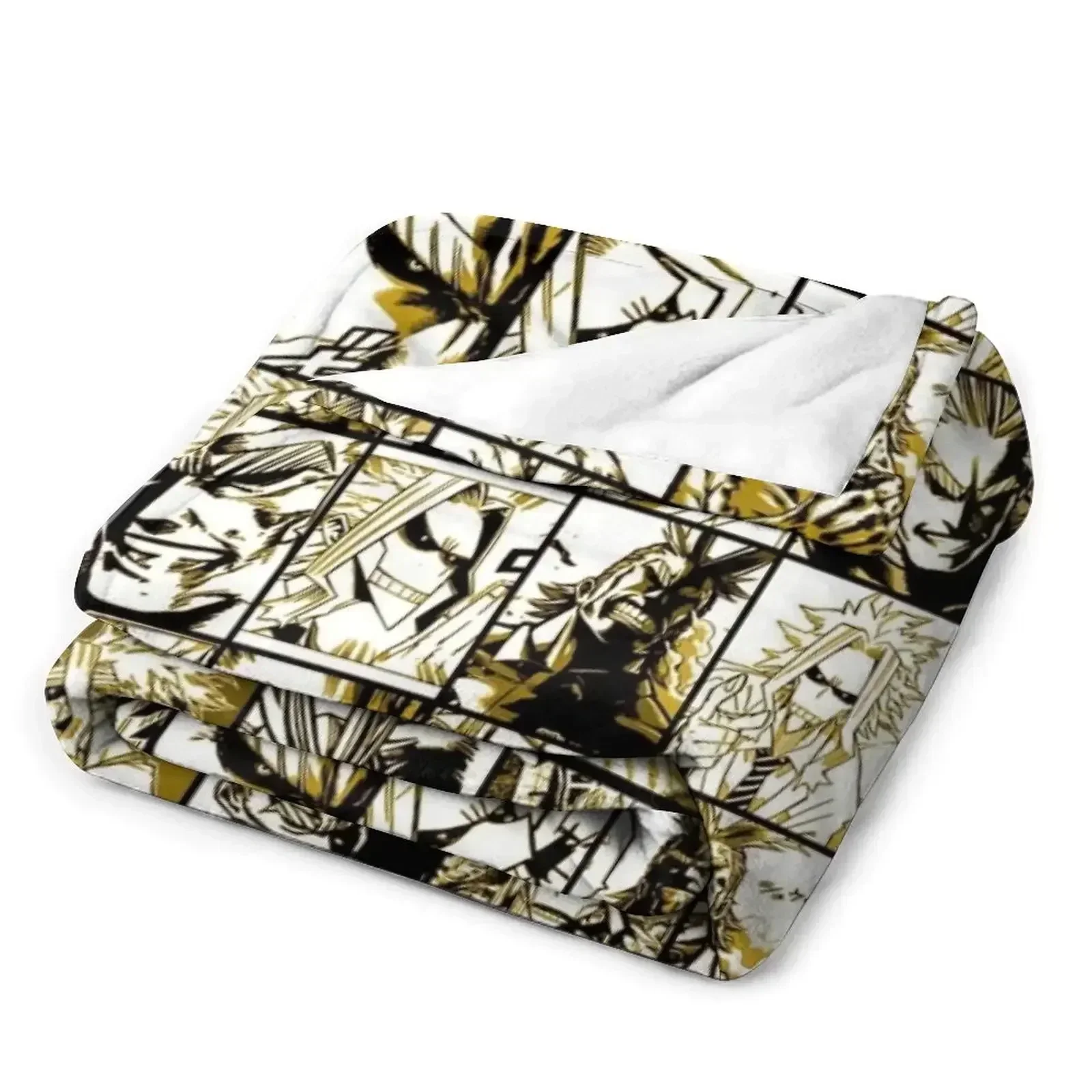 Коллаж Allmight Mix цветная версия пледы большой диван манга теплые одеяла