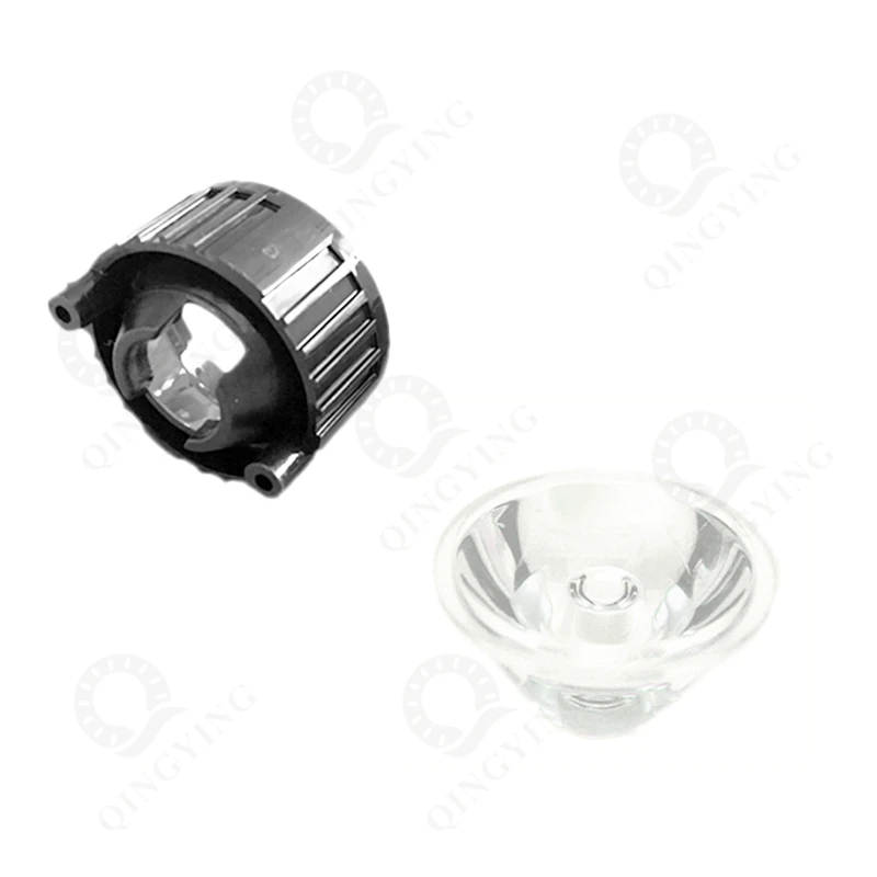 

10 шт., светодиодные линзы высокой мощности 1 Вт, 3 Вт, 5 Вт, линзы 20 мм из ПММА с двухфутовым коллиматорным кронштейном, 5, 15, 30, 45, 60, 90, 120 градусов, черный, белый цвет