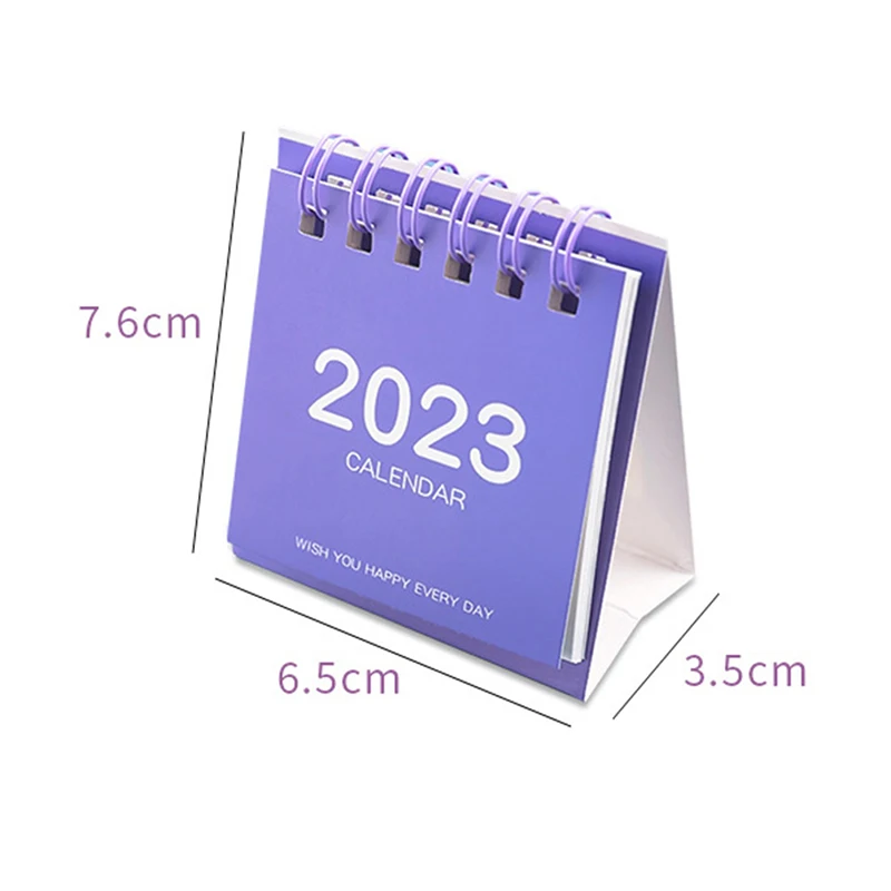2023 Cute Creative Mini Desk Calendar Decoration Stationery School Supplies Kawaii Desk Calendars Office Supplies images - 6