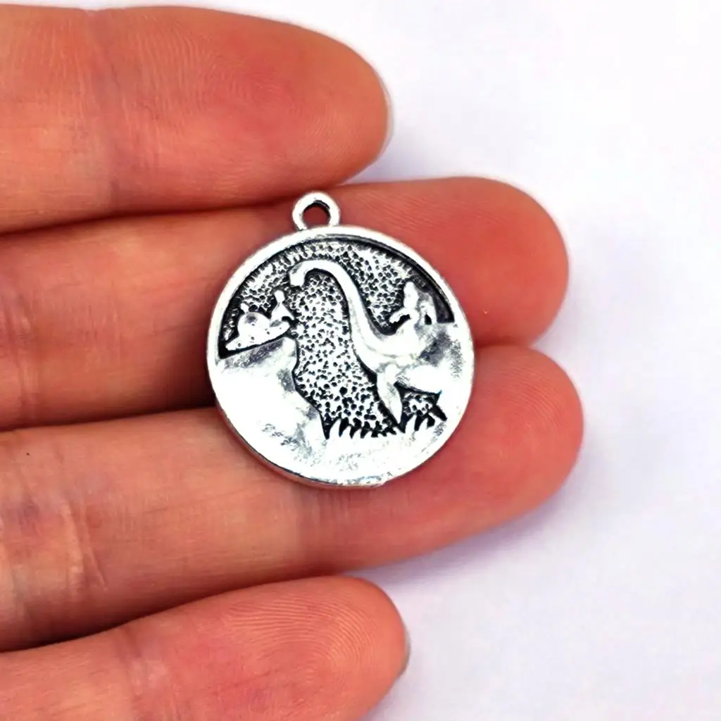 

50pcs DIY Sasquatch Bigfoot Dinosaur Forest Alien Spaceship Science Fiction Mysterious charm pendant Jewelry women Accessories