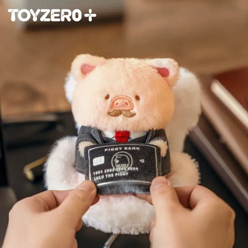 Фото Новая серия Lulu The Piggy My Workplace Partners: плюшевый брелок-подвеска в слепой коробке-сюрпризе, милая кукла-брелок, подарок №4
