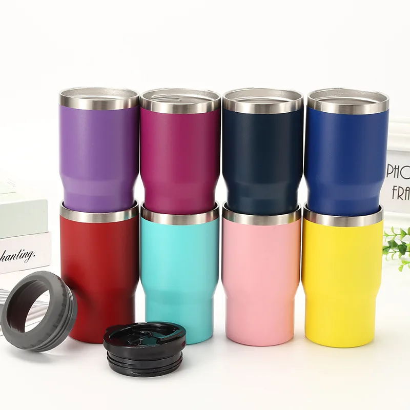 

Кружка для кофе и чая, 14 унций, чашка из нержавеющей стали с вакуумной изоляцией для холодного хранения, автомобильная чашка для воды с двойн...