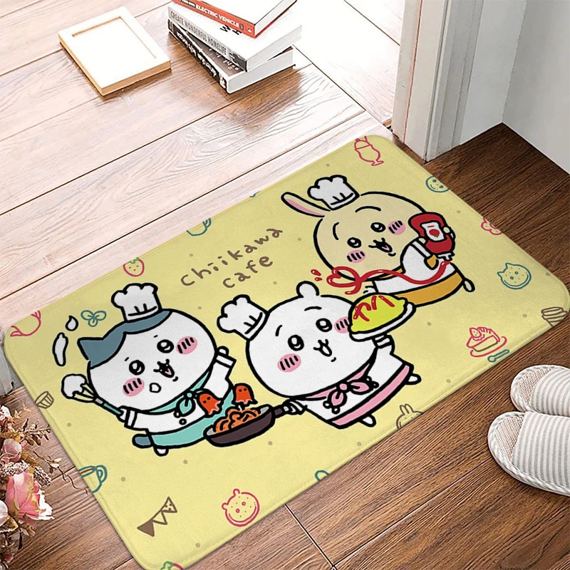 

Chiikawa Mat For Hallway Prayer Rug Entrance Doormat Bedrooom Carpet Floor Mats Welcome Home Balcony Decorations Doormats Bath