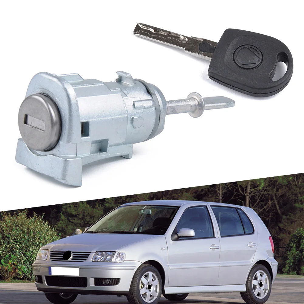 

Автомобильный передний левый дверной замок, цилиндрический дверной замок для автомобиля, безопасный замок с ключом 604837167 для VW Polo Bora 1997-2005