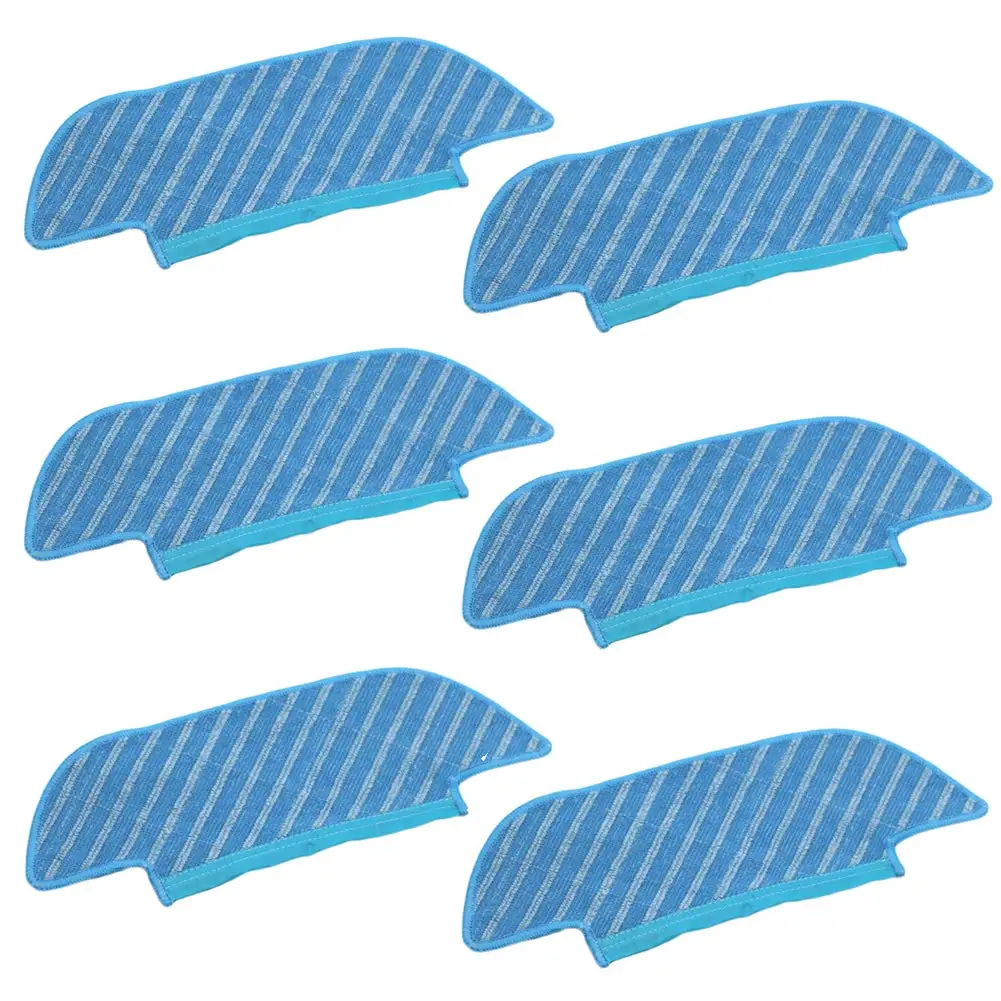 

6Pcs Mop Cloth Pad Fit for ECOVACS DEEBOT OZMO Slim 10 DK33 DK35 Vacuum Cleaner Parts
