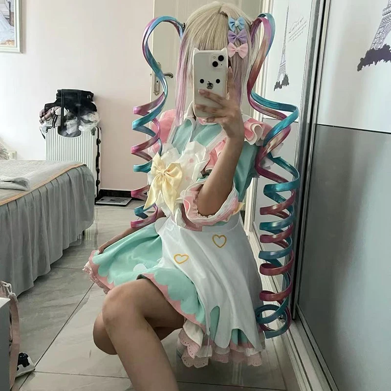 Фото Парик для косплея KAngel Ame-chan Nechika-sama из игры NEEDY GIRL OVERDOSE, милый парик для косплея NEEDY GIRL OVERDOSE, аксессуар для вечеринки №2