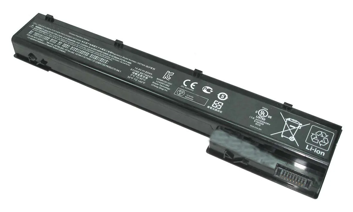 Аккумуляторная батарея (аккумулятор) VH08 для ноутбука HP EliteBook 8560w 8570w 8760w 8770w 14.8V 83Wh
