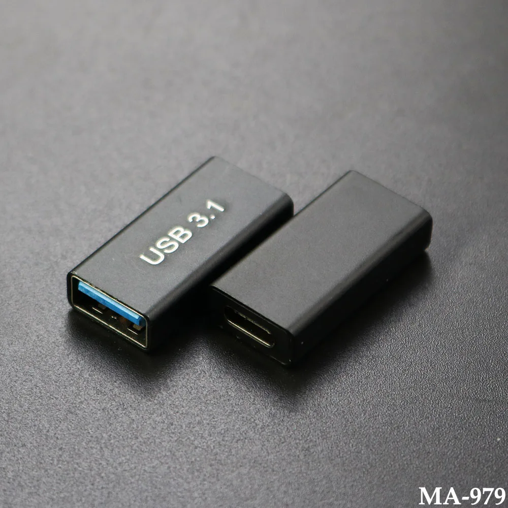 

1 шт. USB 3,0 переходник «мама» на USB Type C «мама» суперскоростной адаптер USB3.0 Type-C удлинитель преобразователь подключения
