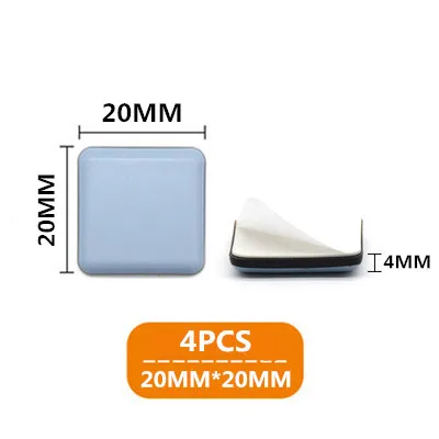 

Самоклеящиеся ползунки из ПТФЭ для мебели