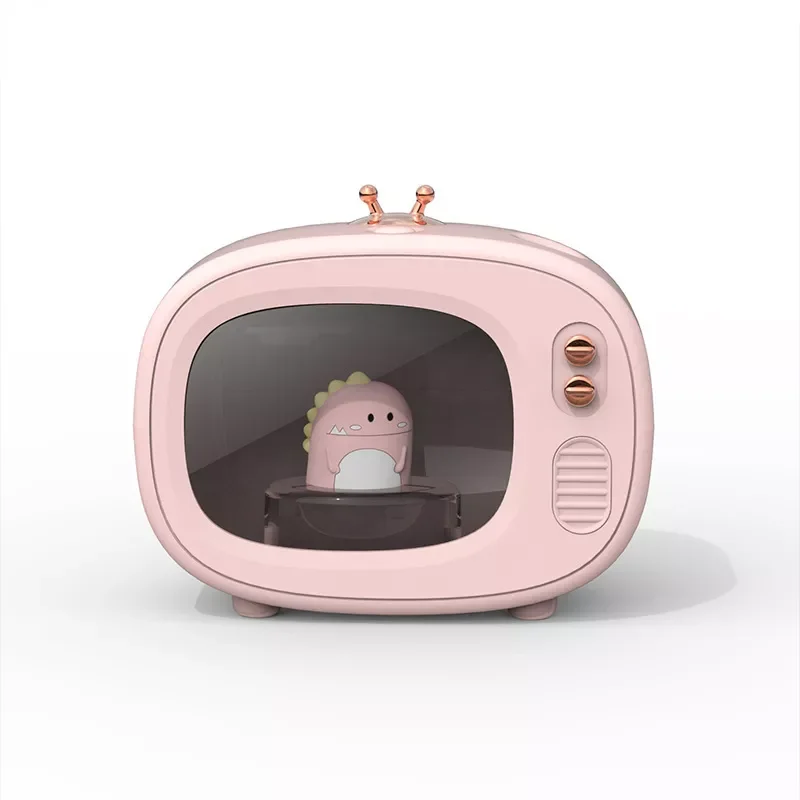 

NEW2023 400ml Humidifier Wireless Adroable TV Humidifier Aroma Diffuser USB Ultrasonic Air Humidificador with Atmosphere Lamp