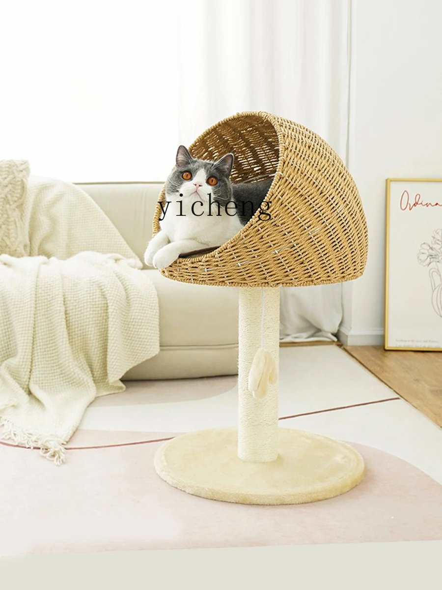 Плетеная рама Tqh для скалолазания подвесная фоторамка кошек из искусственного