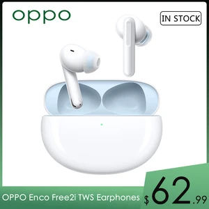 oppo enco free 2i 2 i true wireless bluetooth earphone active noise cancellation headphones smartphone universal for find x3 pro free global shipping