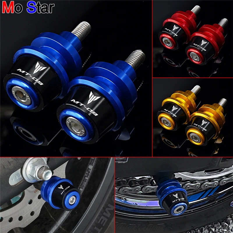 

mt09 Motorcycle CNC 6MM Swingarm Sliders Spools Accessories For YAMAHA MT09 MT 09 FZ09 Tracer 9 MT-09 2013-2022 2021 2023