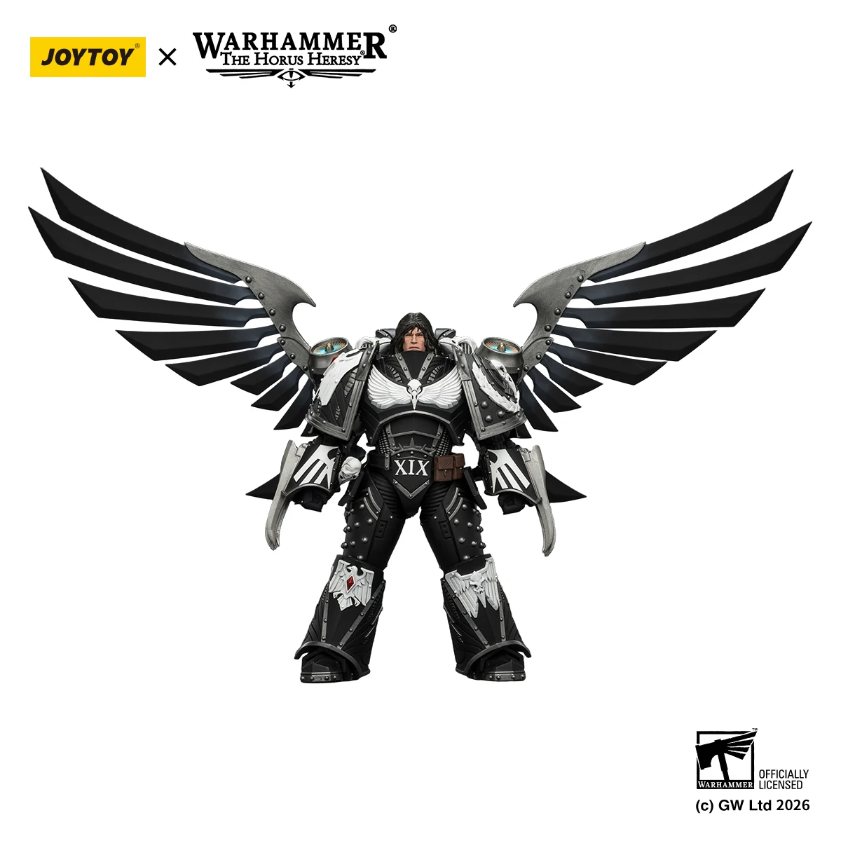 Фото В наличии: JOYTOY 40K Raven Guard Corvus Corax, Праймарх XIX Легиона, с когтями-молниями, изготовленными артифактором. №2