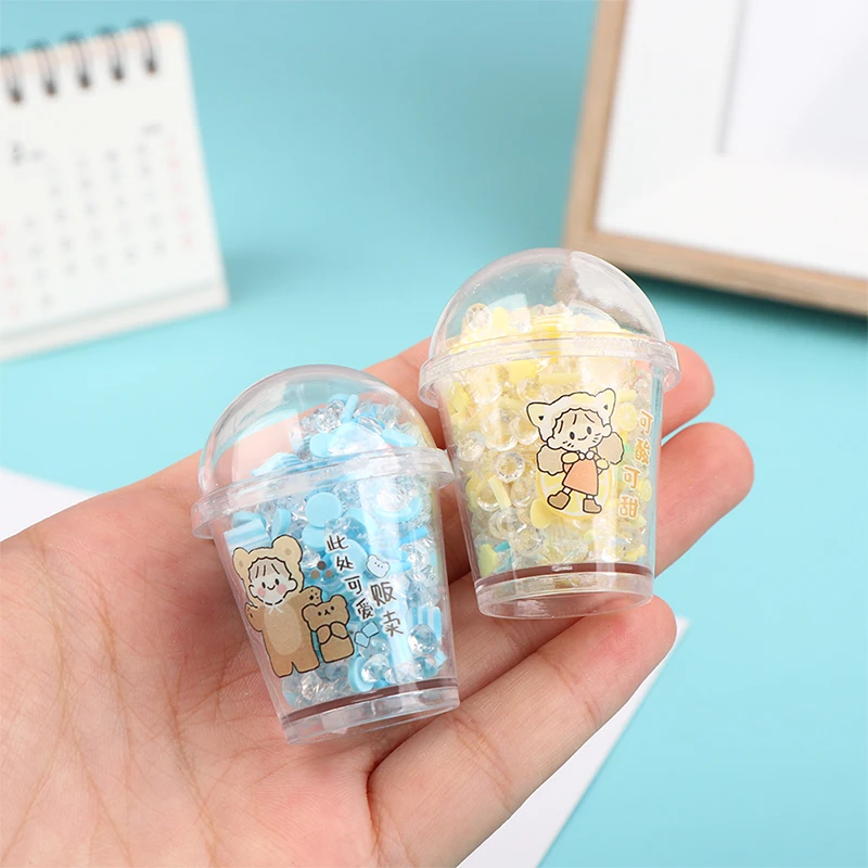 

1:12 Dollhouse Miniature Ice Bucket Drink Bottle Model For Doll House Decoration Accessories Kids Pretend Play Toys Gift