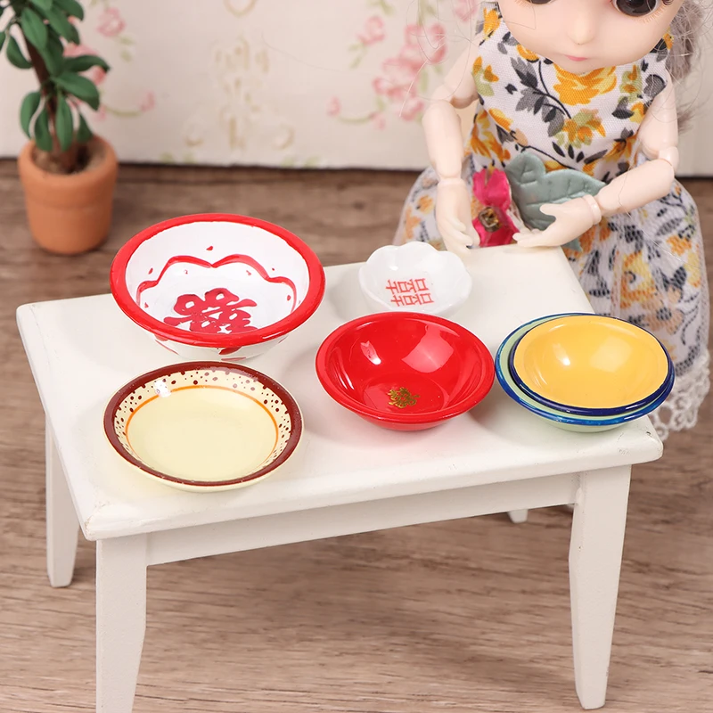 

1 шт. миниатюрная кастрюля для кукольного домика, маленькая Праздничная модель кастрюли, кухонные аксессуары для кукольного домика, Декор, детские игрушки для ролевых игр