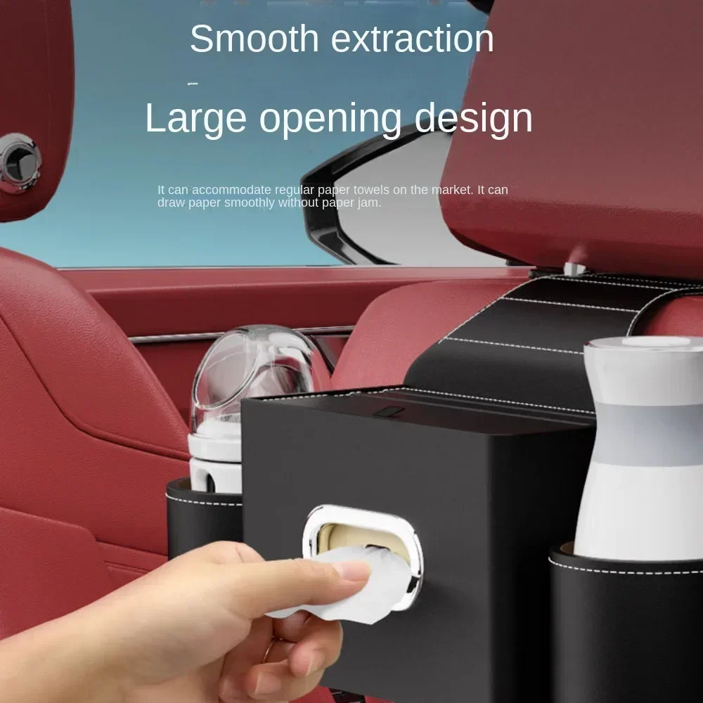 For Hyundai I20 I30 Car Seatback Multi-Functional Storage Box Seat Back Organizer Rack Rear Tissue Accessories