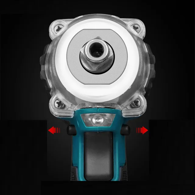 Electric Impact Wrench Brushless Cordless Electric Wrench 1/2 inch Compatible Makita 18V Battery Screwdriver Power Tools 4