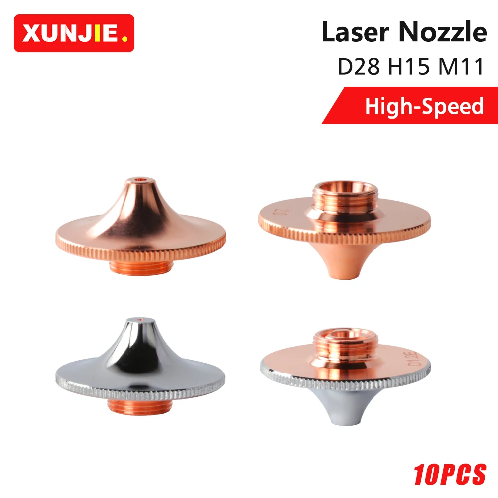 Высокоскоростная Лазерная Насадка диаметром 28 мм Калибр 1,0-4,0 мм M11 для HSG WSX Precitec волоконная Лазерная режущая головка 10 шт./партия