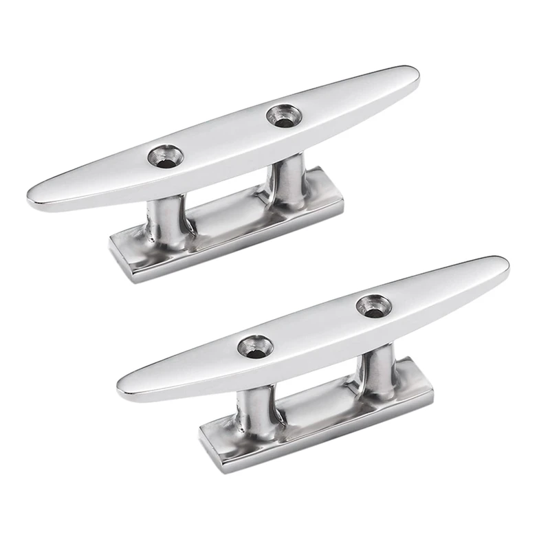 

Boat Cleat Open Base Boat Cleat, Dock Cleat All 316 Stainless Steel Boat Mooring Accessories, Include Installation Accessories S